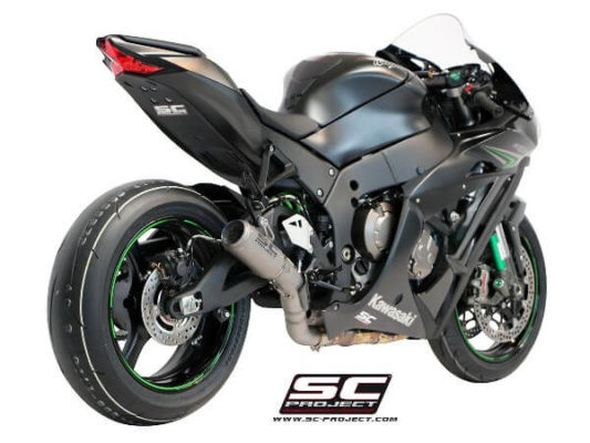 SC Project CRT K22 36T Titanium Slip On Exhaust For Ninja ZX 10R