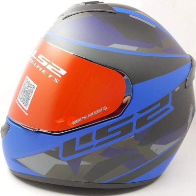 LS2 FF352 Rookie Mein Matt Black Blue Full Face Helmet Custom Elements