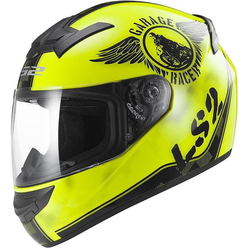 ls2 fluorescent helmet