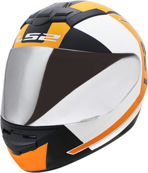 LS2 FF 352 Sprint Matt Black Orange Full Face Helmet