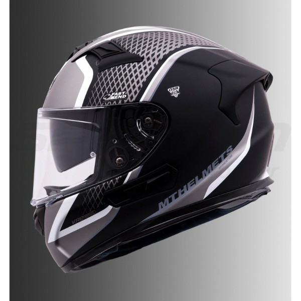 MT Kre Momentum Matt White Full Face Helmet | Buy Online in India