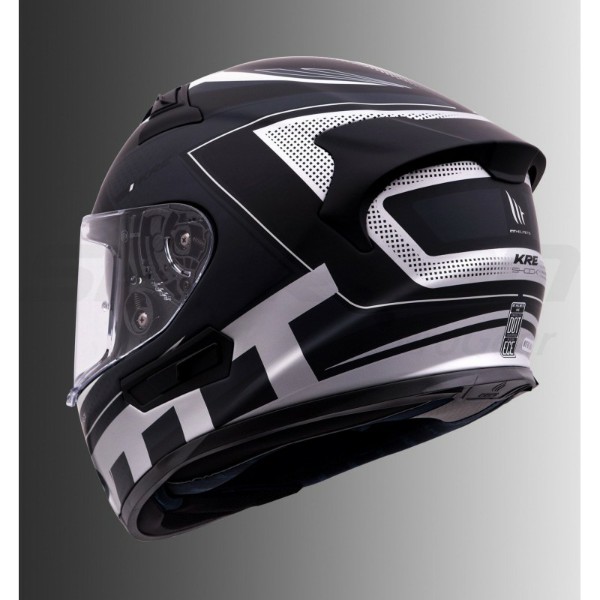 Mt Kre Shock Low Key Matt Black Full Face Helmet 