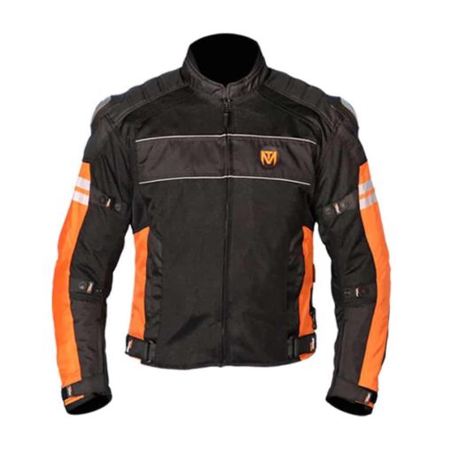 MOTOTORQUE REGISTER L2 BLACK ORANGE RIDING JACKET1