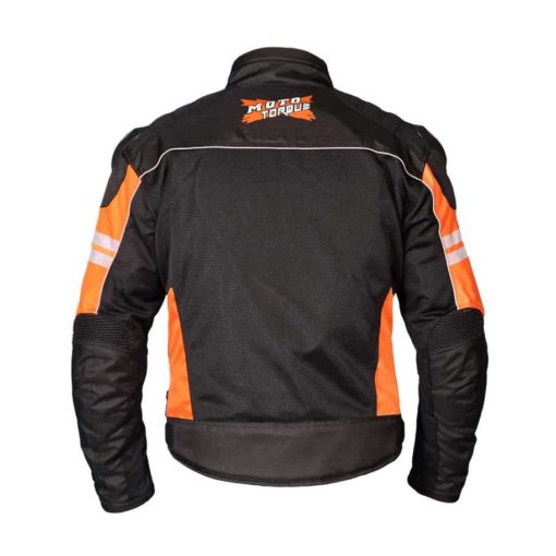 MOTOTORQUE REGISTER L2 BLACK ORANGE RIDING JACKET2