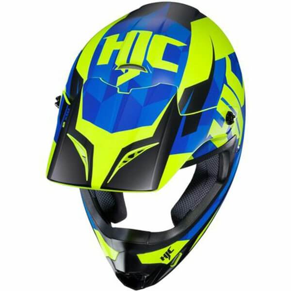 HJC CS-MX2 Dakota MC2SF Matt Blue Green Black Motocross Helmet