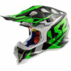 LS2 MX470 Subverter Nimble Matt Black White Green Motocross Helmet