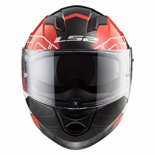 LS2 FF320 Stream Evo Kub Matt Red Black Full Face Helmet 2