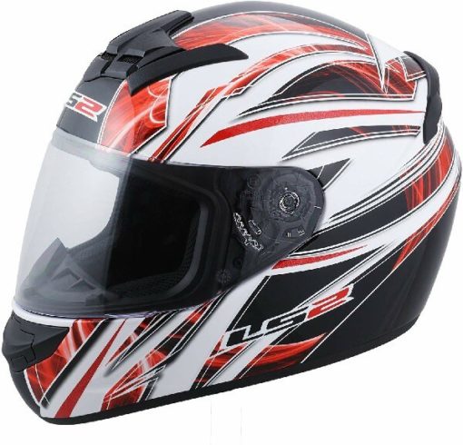 LS2 FF352 Blast Matt Black Red Full Face Helmet