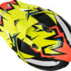 LS2 MX437 Fast Volt Matt Hi Viz Black Orange Motocross Helmet 1