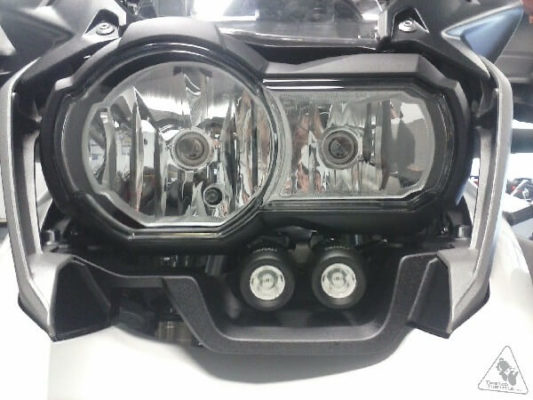 Denali DM Auxiliary LED Light Mount for BMW R1200GS | Custom Elements