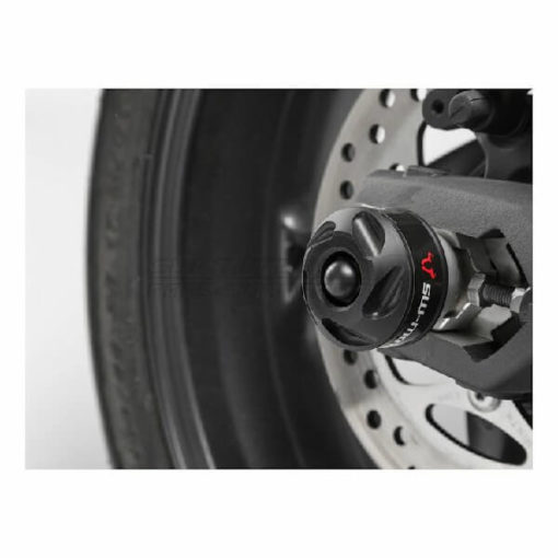 SW Motech Rear Swingarm Sliders for Triumph Street Triple