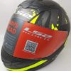 LS2 FF352 Palimnesis Matt Black Fluorescent Yellow Full Face Helmet 2