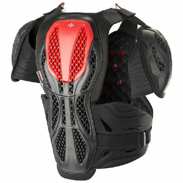 Alpinestars Bionic Black Red Chest Protector | Custom Elements