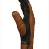 Bikeratti Equator Summer Leather Brown Riding Gloves 3