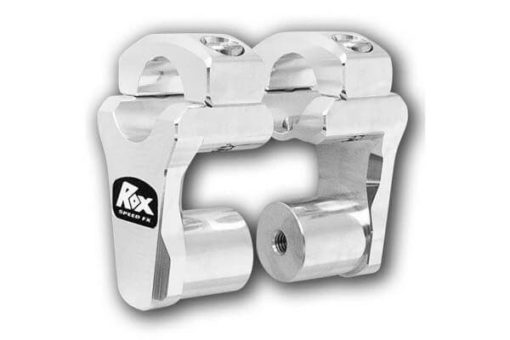 Rox Pivoting Handlebar Risers 51mm Rise 28.5mm Handlebar Anodized Aluminium