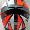 LS2 FF320 Stream Evo Path Matt Black Orange Full Face Helmet 1