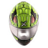 AXOR APEX Venomous Gloss Black Fluorescent Green Full Face Helmet