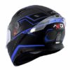 AXOR Apex Grid Matt Black Blue Full Face Helmet 1