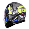 AXOR Apex Liberty Gloss Black Fluorescent Yellow Full Face Helmet 1