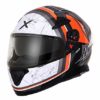 AXOR Apex Liberty Gloss Black Orange Full Face Helmet