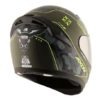 AXOR RAGE WAR Matt Athena Grey Yellow Full Face Helmet 2