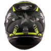 AXOR STREET CAMO Matt Black Fluorescent Yellow Full Face Helmet 4