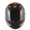 AXOR STREET WACKY Matt Black Orange Full Face Helmet