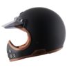 Axor RETRO MOTO X Matt Black Full Face Helmet 1