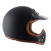 Axor RETRO MOTO X Matt Black Full Face Helmet 3