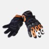 Tarmac Vento II Black White Orange Riding Gloves