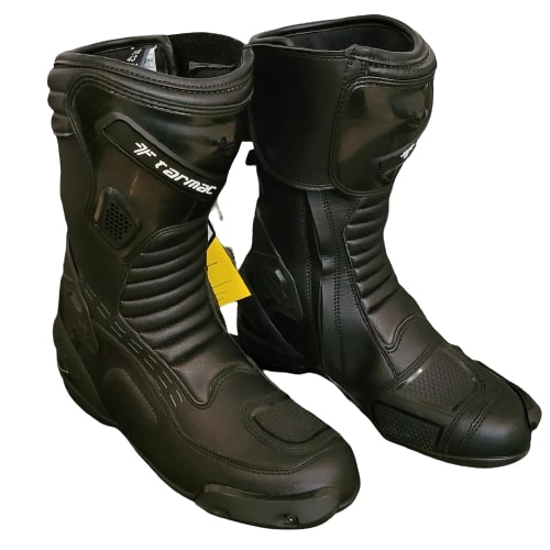 Tarmac Speed Black Riding Boots | Custom Elements