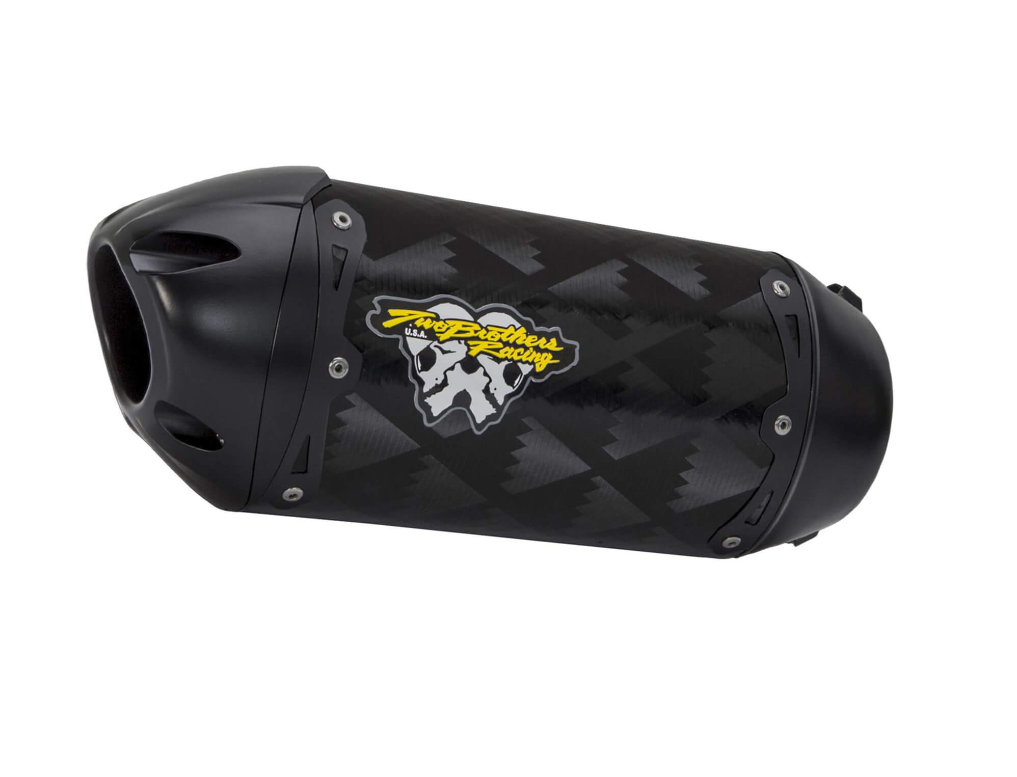 Two Brothers Dual Slip On Typhoon (Carbon) Exhaust for Suzuki Hayabusa ...