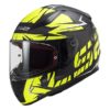 LS2 FF353 Rapid Cromo Gloss Black Fluorescent Yellow Full Face Helmet