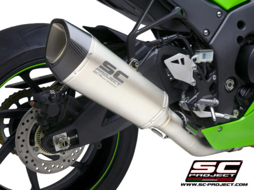 SC Project SC1 R K38A DET91T Titanium Slip on Exhaust for Kawasaki Ninja ZX10R RR 2021 2