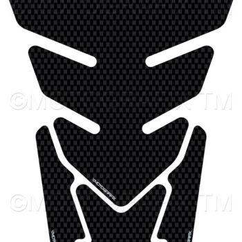 Motografix Universal Plain Carbon Fibre Quadra Motorcycle Tank Pad Protector