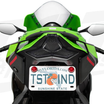 TST Programmable And Sequential LED Integrated Tail Light Smoke Lens For Kawasaki ZX10R 2016