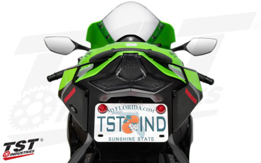 TST Programmable And Sequential LED Integrated Tail Light Smoke Lens For Kawasaki ZX10R 2016