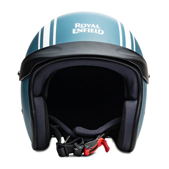 Royal enfield open 2024 face helmet lock