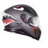 AXOR Apex Sharkco Metal Grey Full Face Helmet2