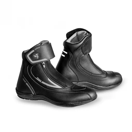 Raida Tourer Motorcycle Black Grey Riding Boots