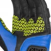 Rynox Gravel Dual Sport Hi Viz Green Blue Riding Gloves4