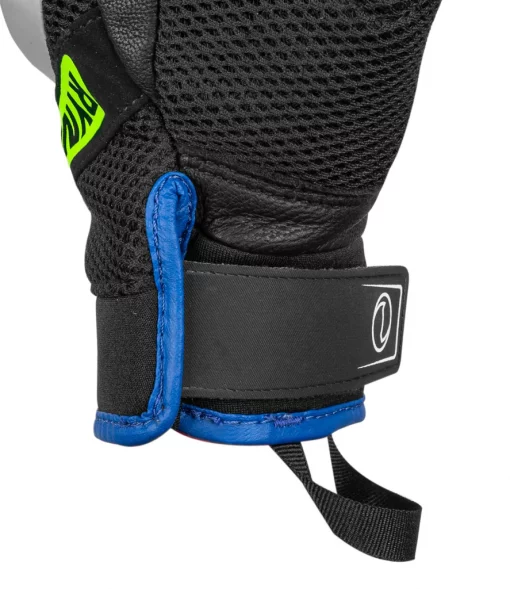 Rynox Gravel Dual Sport Hi Viz Green Blue Riding Gloves6