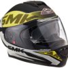 SMK Twister Logo Matt Black Yellow Full Face Helmet