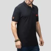 Royal Enfield Polo Essential Black T shirt 5