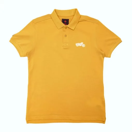 Royal Enfield Polo Essential Mustard T shirt 2