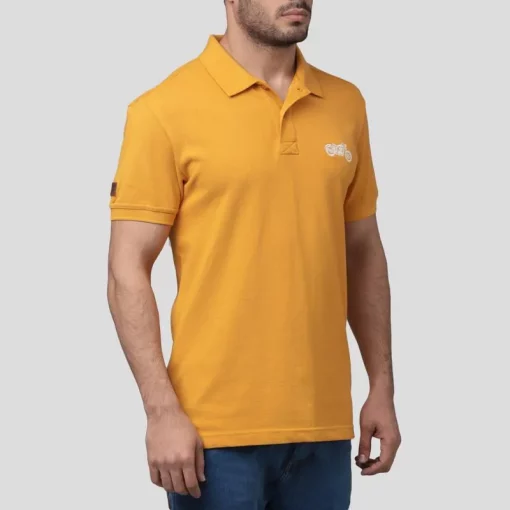 Royal Enfield Polo Essential Mustard T shirt 5