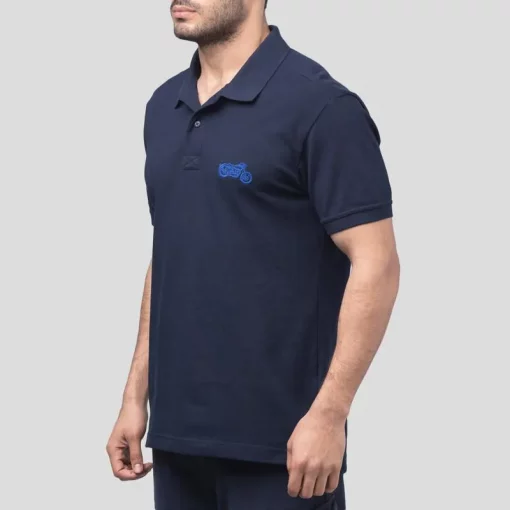 Royal Enfield Polo Essential Navy T shirt 4