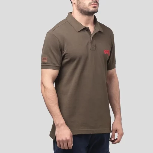 Royal Enfield Polo Essential Olive T shirt 5