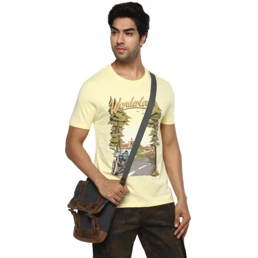 Royal Enfield Wander Love Yellow T shirt