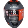 LS2 FF320 REVOLVE Gloss Black Grey Red Helmet 2